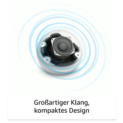 👉 Intelligenter WLAN- & Bluetooth-Lautsprecher – Neueste Generation, kraftvoller Klang, Sprachsteuerung, Farbe Weiß