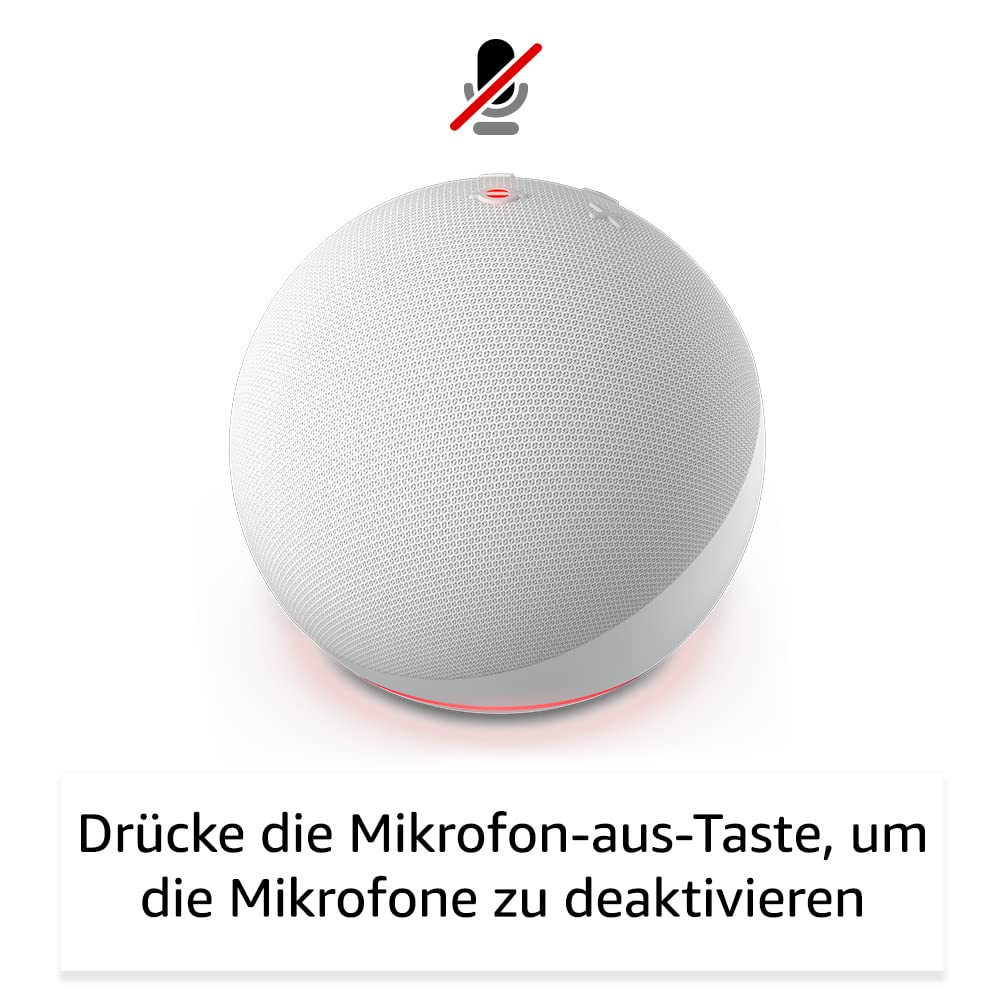 👉 Intelligenter WLAN- & Bluetooth-Lautsprecher – Neueste Generation, kraftvoller Klang, Sprachsteuerung, Farbe Weiß