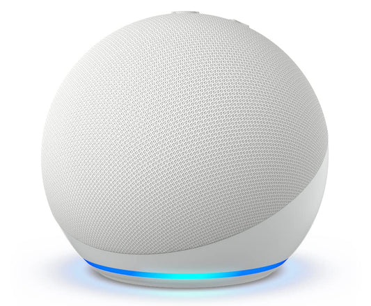 👉 Intelligenter WLAN- & Bluetooth-Lautsprecher – Neueste Generation, kraftvoller Klang, Sprachsteuerung, Farbe Weiß